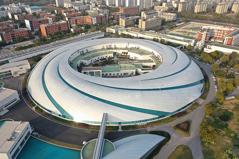 2019年3月12日，航拍上海光源項(xiàng)目。