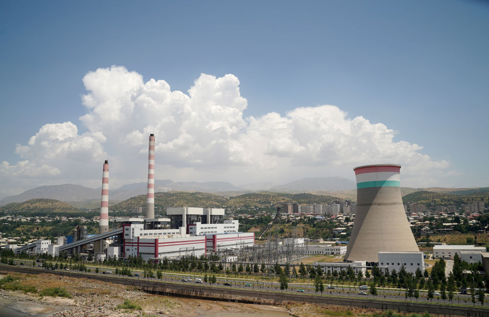 杜尚別2號熱電廠（2024年6月22日攝）。